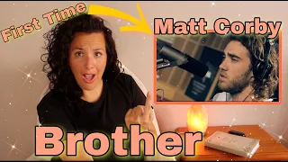 First TIME REACTING to Matt Corby  | Brother LIVE | THAT WAS AMAZING!! 🤩