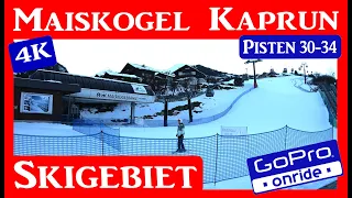 MAISKOGEL Skigebiet KAPRUN - ZELL AM SEE Pisten 30-34 GoPro ONRIDE
