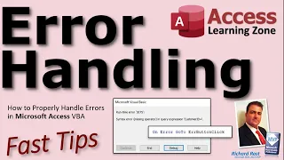 Error Handling & Debugging: How to Properly Handle Errors in Microsoft Access VBA