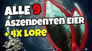 Destiny 2 - ALLE 9 Aszendenten EIER im Zerbrochenen Thron