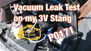 P0171 Code: Vacuum Leak Test on my 2007 Mustang GT