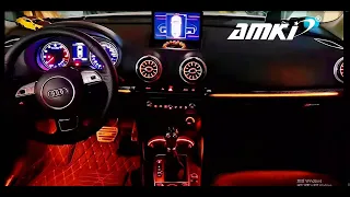How to install the effect of Audi A3 ambient light plus turbine air outlet