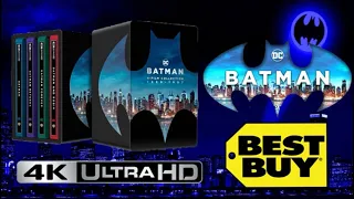 Batman 4 - Film Collection Best Buy Exclusive 4K UHD Steelbook Unboxing