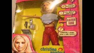 Christina Aguilera Musical Doll "What A Girl Wants" Rare