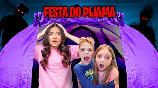 FIZ UMA FESTA DO PIJAMA COM MEUS SOBRINHOS E ALGO BIZARRO ACONTECEU!