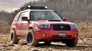 Building an off-road Subaru Forester XT in 9 minutes!