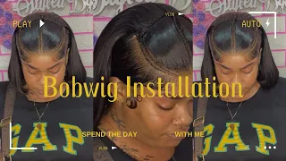How to Style My 10” frontal Bobwig🔥🔥|| Beginner Friendly ‼️|| Quick and Easy Style