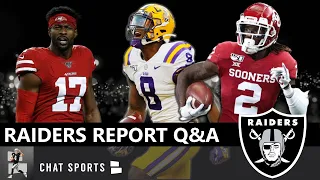 Raiders Rumors On Free Agency & 2020 NFL Draft Targets + Las Vegas Raiders Round 1 Draft Plans | Q&A