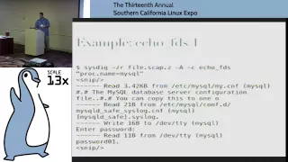 Jess Males - Sysdig To the Root Of the Problem - SCALE 13x