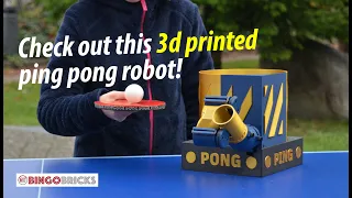 PING PONG table tennis robot - Known from MAKE DIY Magazin