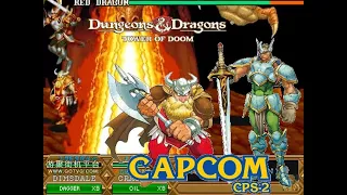 Dungeons & Dragons Tower Of Doom(D&D1) Hardest 2p 3No no miss playthrough