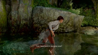 Nadine pushes Chloe | Uncharted™: The Lost Legacy | Funny scene