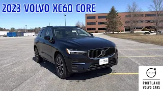 2023 Volvo XC60 B5 Core in Onyx Black Metallic