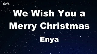 Karaoke♬ We Wish You a Merry Christmas - Enya 【No Guide Melody】 Instrumental