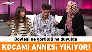 Kocamı annesi banyo yaptırıyor! Böylesi ne görüldü ne duyuldu