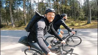 100km Bikepacking mit Overnighter im Biwakzelt | skatepunk2425