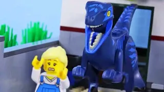 LEGO Don't Let The Dinosaur In! STOP MOTION | LEGO Compilation | Billy Bricks