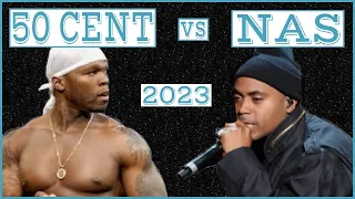 Nas vs 50 Cent - Live Rap Battle [2023] (AI)