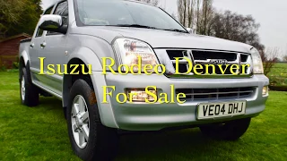 Isuzu Rodeo Denver for sale with mikeedge.co.uk