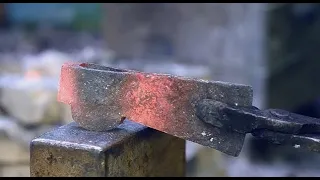 Making small axe - blacksmithing, wood carving and bushcraft trip