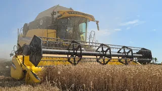 Harvesting Wheat At Jims, Pete Has Left The Farm!