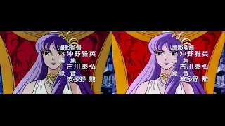 Saint Seiya - Pegasus Fantasy JP Opening (4K AI Upscale Remaster Color Restoration Comparison)