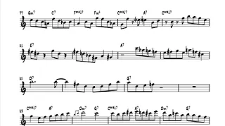 Oleo--John Coltrane Transcription