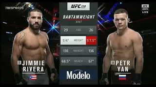 UFC(238) BANTIAMWEIGHT BOUT- JIMMIE RIVERA vs PETR YAN (FULL MATCH)