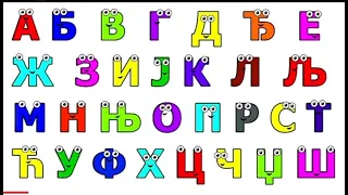 Ukrainian Alphabet (Made From Serbian Letters)