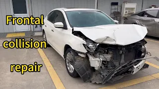 Restoring a Nissan Car After Front-End Collision