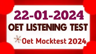 OET Listening Sample For Nurses - Test 17- OET Listening  practice test 2.0 nurses exam online 2024