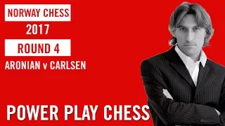 Norway Chess 2017 Round 4 Levon Aronian v Magnus Carlsen