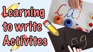 Learning to Write | Early Writing Activities