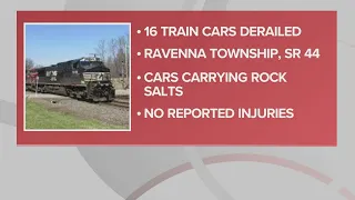 At least 16 freight train cars involved in Portage County derailment