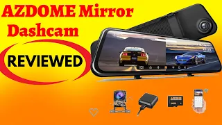 AZDOME PG17 Mirror Dashcam REVIEWED