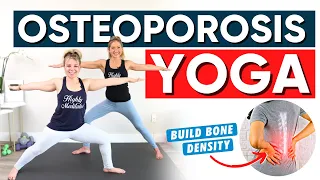 Osteoporosis yoga video to build bone density (FOLLOW ALONG 15 Min)