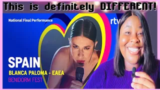 BLANCA PALOMA | Eaea Spain 🇪🇸 | REACTION [ Eurovision 2023 ] FIRST TIME WATCHING