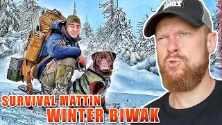 Fritz Meinecke reagiert auf 3 TAGE WINTER BIWAK von Survival Mattin