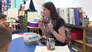 Braintree Senior Interns at Hollis Elementary