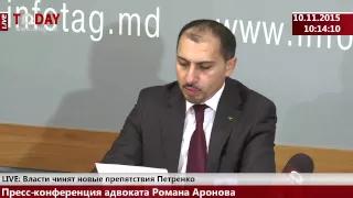 LIVE: Власти чинят новые препятствия Петренко 10.11.2015 "Omega Today" Moldova