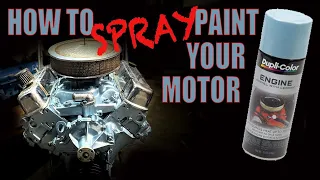 How To Spray Paint Your Motor - Easy Engine Painting Tips on a Budget - Turn an Old Engine into NEW