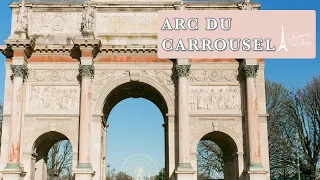 Arc de Triomphe du Carrousel at the Louvre in Paris, France