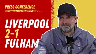 Liverpool 2-1 Fulham (League Cup) | Jurgen Klopp Press Conference