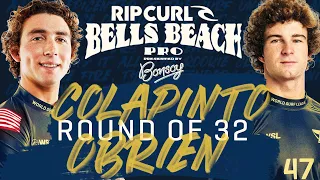 Griffin Colapinto vs Liam O'Brien | Rip Curl Pro Bells Beach - Round of 32 Heat Replay