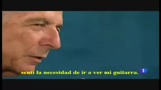 Leonard Cohen y su guitarra Conde - Discurso Premio Príncipe de Asturias 2011 -