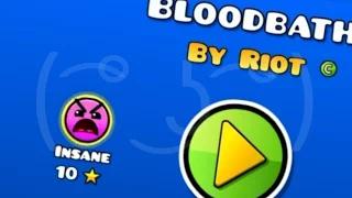 BLOODBATH IS NOT DEMON? | Geometry Dash : Insane 10Stars Glitch On Demon Level ( ͡° ͜ʖ ͡°)