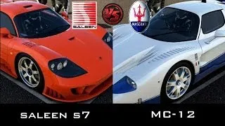 Forza 5 - Saleen S7 vs Maserati MC12