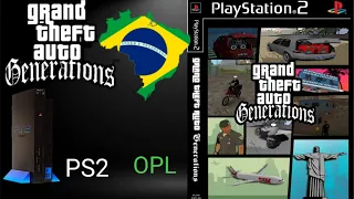 GTAA Generations BETA 4  PT BR - PS2 -OPL-(CARROS BRASILEIRO )-2022