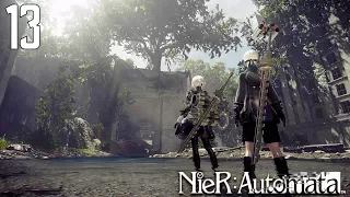 NieR: Automata #13 - NieR теперь и на русском. Тайна Анемоне. Концовка К. [Доп.Квесты]