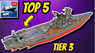 Top 5 Best Tier 3 Ships In Modern Warships